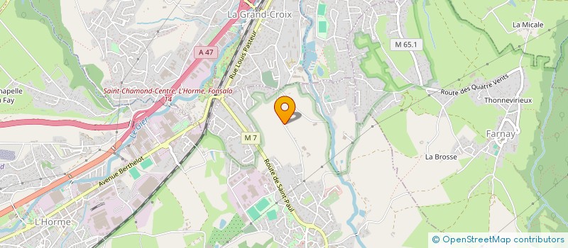 localisation de l'entreprise MONSIEUR HAKIM HDOUBANE  SAINT-PAUL-EN-JAREZ