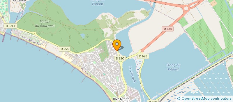 localisation de l'entreprise MONSIEUR HAKIM HOCINE  LE GRAU-DU-ROI