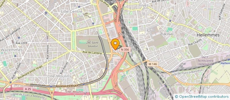 localisation de l'entreprise MONSIEUR HAKIM HOUA à LILLE