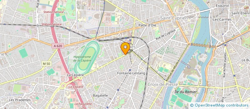 localisation de l'entreprise MONSIEUR HAKIM HOUBAINE  TOULOUSE