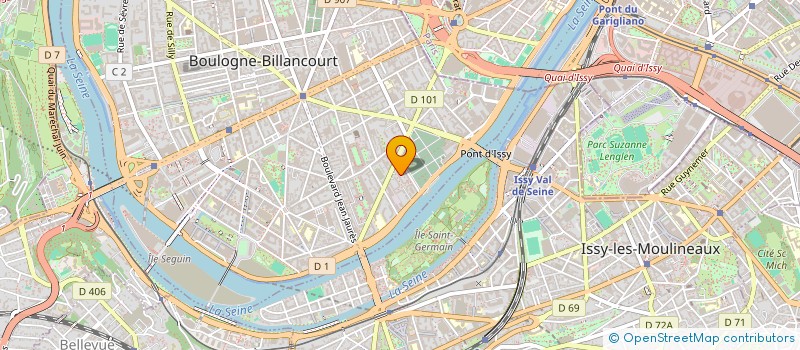 localisation de l'entreprise MONSIEUR HAKIM IGGUI à BOULOGNE-BILLANCOURT