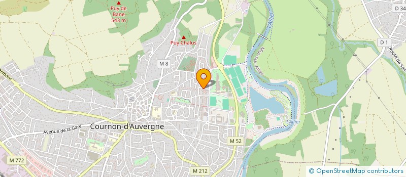 localisation de l'entreprise MONSIEUR HAKIM JELASSI  COURNON-D'AUVERGNE