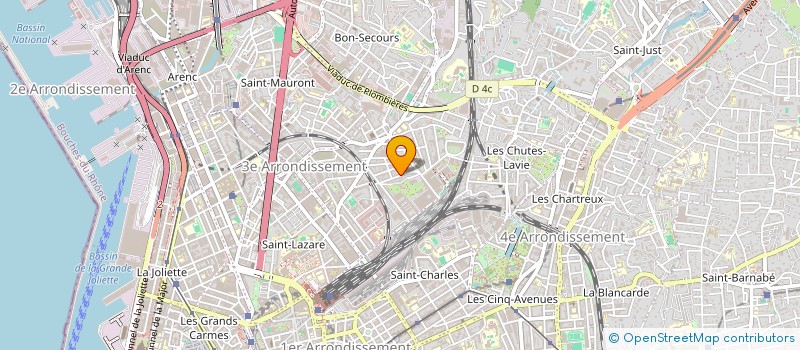 localisation de l'entreprise MONSIEUR HAKIM KACHEMIR  MARSEILLE