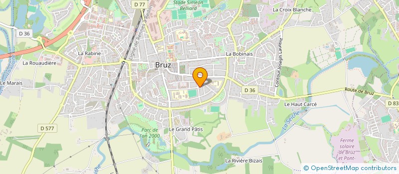 localisation de l'entreprise MONSIEUR HAKIM KAGO  BRUZ