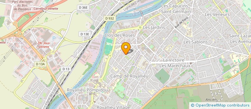 localisation de l'entreprise MONSIEUR HAKIM KANNORI  COMPIEGNE