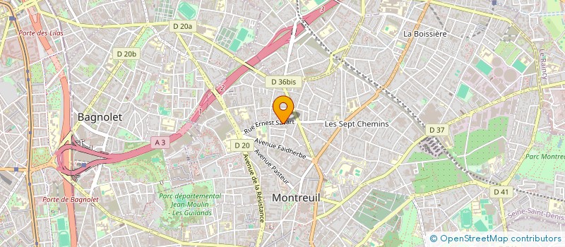 localisation de l'entreprise MONSIEUR HAKIM KEMAR à MONTREUIL