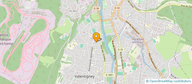 localisation de l'entreprise MONSIEUR HAKIM KERBAA  VALENTIGNEY
