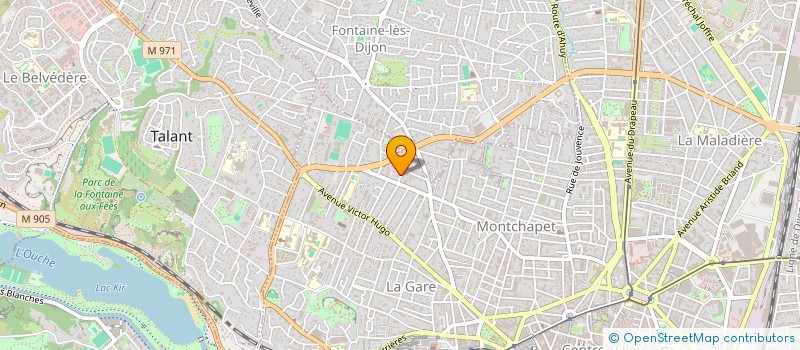 localisation de l'entreprise MONSIEUR HAKIM KERMOUZ  DIJON