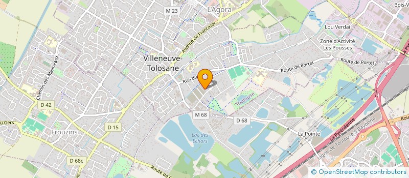 localisation de l'entreprise MONSIEUR HAKIM KHATTOU à VILLENEUVE-TOLOSANE