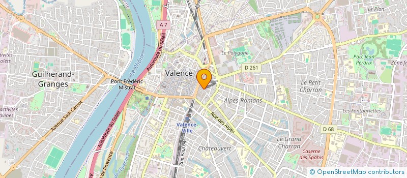 localisation de l'entreprise MONSIEUR HAKIM KLAI  VALENCE