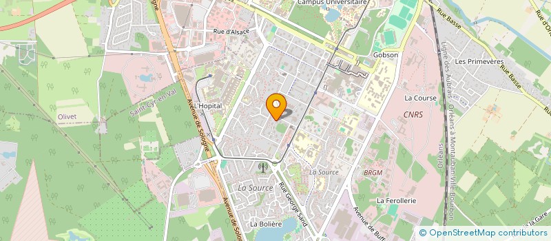 localisation de l'entreprise MONSIEUR HAKIM KOUBAA  ORLEANS