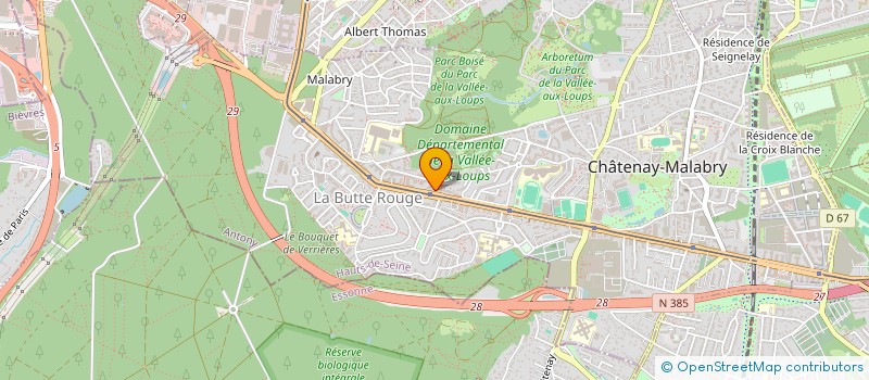 localisation de l'entreprise MONSIEUR HAKIM LABIADH  CHATENAY-MALABRY