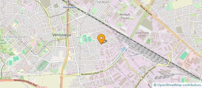 localisation de l'entreprise MONSIEUR HAKIM LAGHOUEG  VENISSIEUX