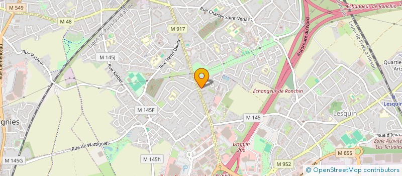 localisation de l'entreprise MONSIEUR HAKIM LAMINE à RONCHIN