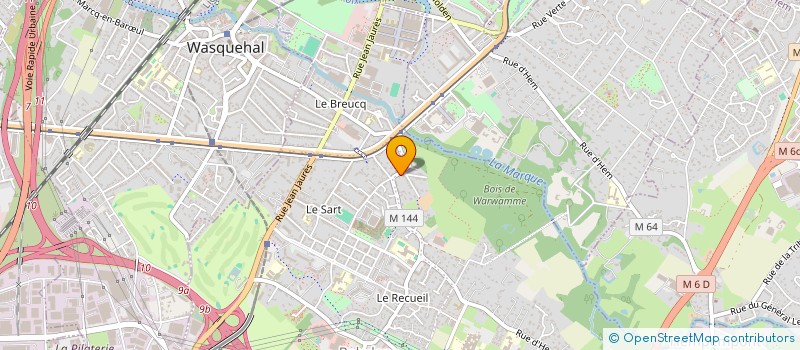 localisation de l'entreprise MONSIEUR HAKIM LARGILLIER  VILLENEUVE-D'ASCQ