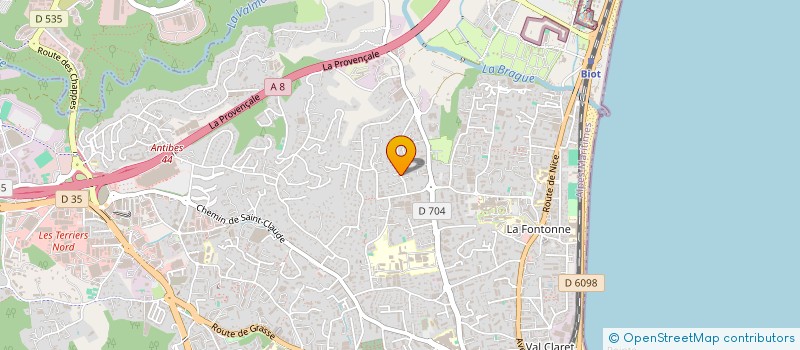 localisation de l'entreprise MONSIEUR HAKIM M HAMEDI à ANTIBES