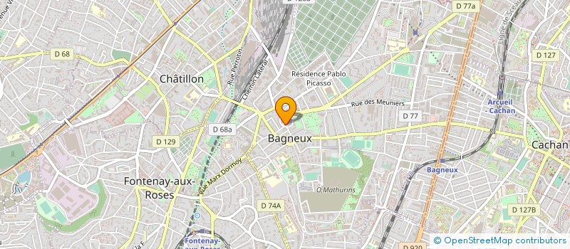 localisation de l'entreprise MONSIEUR HAKIM MANGOUB à BAGNEUX