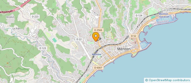 localisation de l'entreprise MONSIEUR HAKIM MAZIANE  MENTON