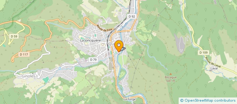 localisation de l'entreprise MONSIEUR HAKIM MEDDOUR  QUILLAN