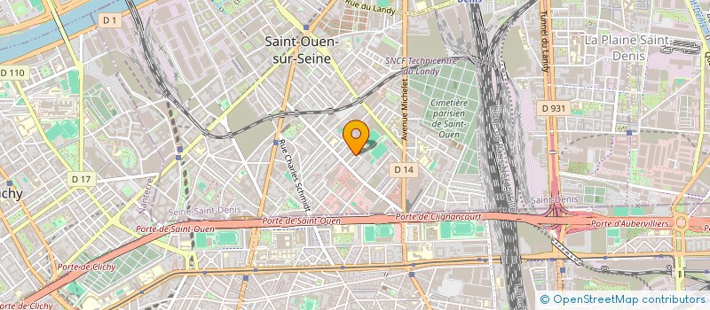 localisation de l'entreprise MONSIEUR HAKIM MENAI à SAINT-OUEN-SUR-SEINE
