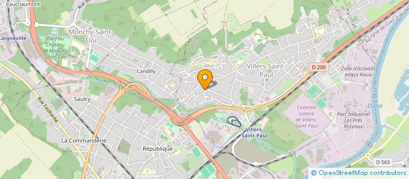 localisation de l'entreprise MONSIEUR HAKIM MENOUCHE  VILLERS-SAINT-PAUL