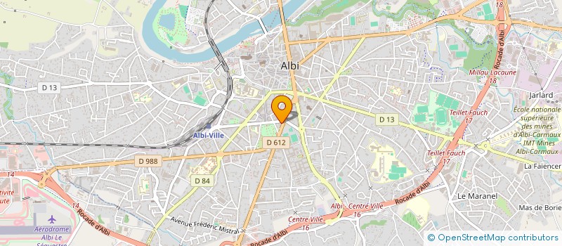 localisation de l'entreprise MONSIEUR HAKIM MERDJANE à ALBI