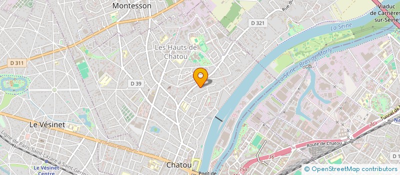 localisation de l'entreprise MONSIEUR HAKIM MOKDAD  CHATOU