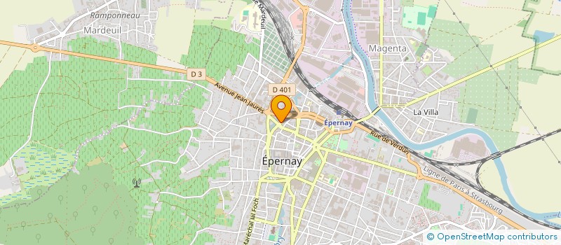 localisation de l'entreprise MONSIEUR HAKIM MOUNCI à EPERNAY