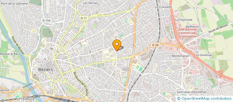 localisation de l'entreprise MONSIEUR HAKIM NECER à BEZIERS