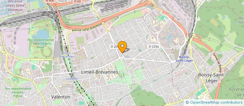 localisation de l'entreprise MONSIEUR HAKIM NEDJAI  LIMEIL-BREVANNES