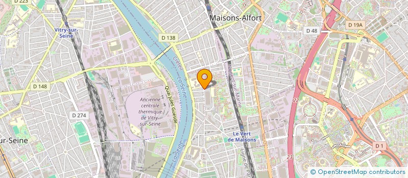 localisation de l'entreprise MONSIEUR HAKIM NEDJIMI  ALFORTVILLE