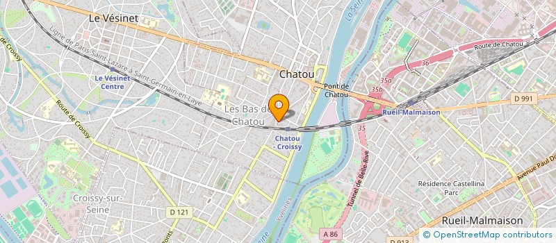 localisation de l'entreprise MONSIEUR HAKIM NOUALI  CHATOU