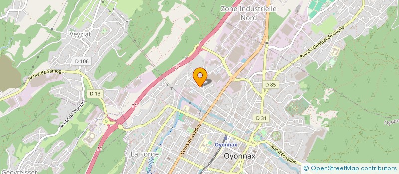 localisation de l'entreprise MONSIEUR HAKIM NOUNI à OYONNAX
