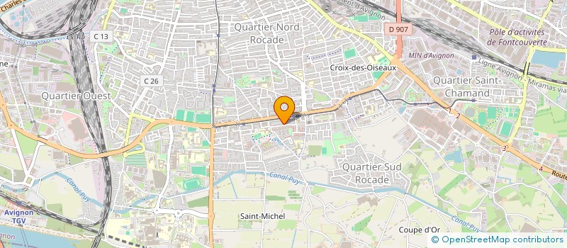 localisation de l'entreprise MONSIEUR HAKIM OUAGUED  AVIGNON