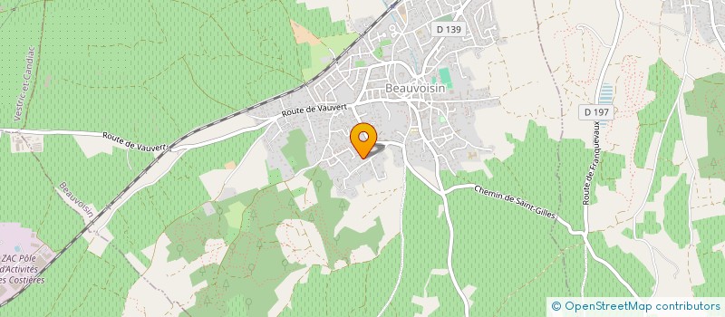 localisation de l'entreprise MONSIEUR HAKIM OUCHAN  BEAUVOISIN