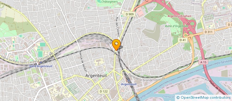 localisation de l'entreprise MONSIEUR HAKIM OUIKENE  ARGENTEUIL