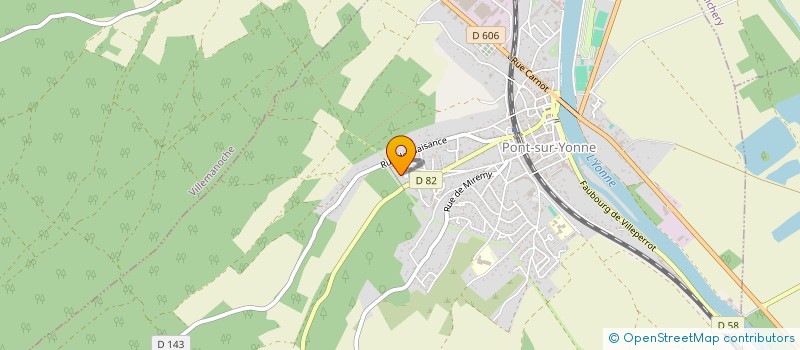 localisation de l'entreprise MONSIEUR HAKIM OUISLATI à PONT-SUR-YONNE