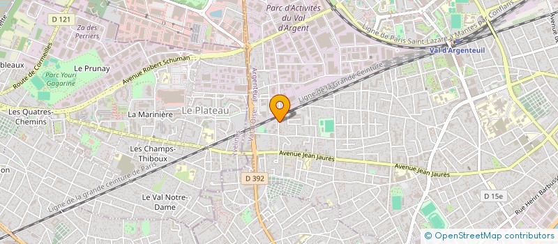 localisation de l'entreprise MONSIEUR HAKIM OULD BAHYA  ARGENTEUIL