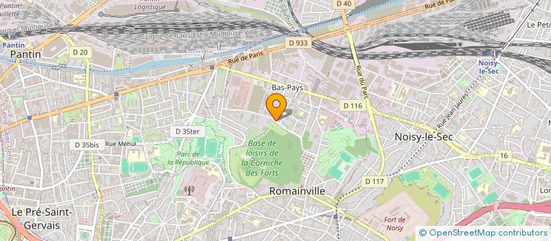 localisation de l'entreprise MONSIEUR HAKIM OUMOHAND à ROMAINVILLE