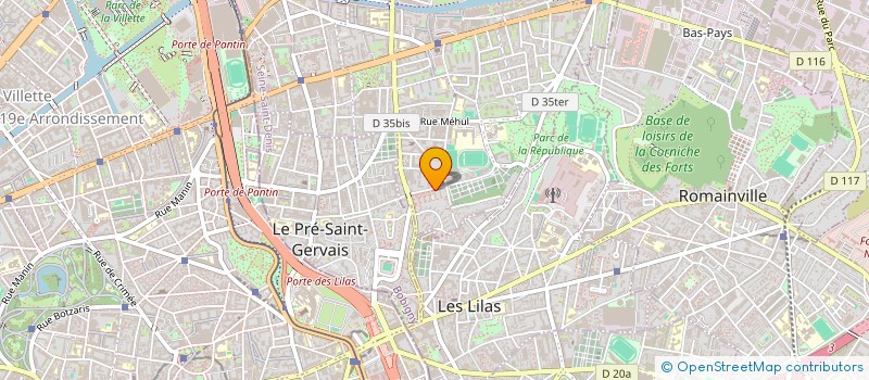 localisation de l'entreprise MONSIEUR HAKIM RACHEDI  AUBERVILLIERS