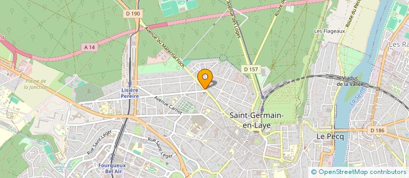 localisation de l'entreprise MONSIEUR HAKIM RAHOUANI  SAINT-GERMAIN-EN-LAYE