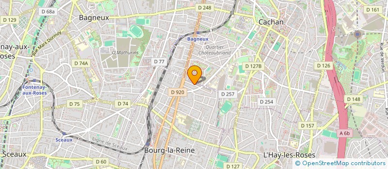 localisation de l'entreprise MONSIEUR HAKIM REGAIEG à BOURG-LA-REINE