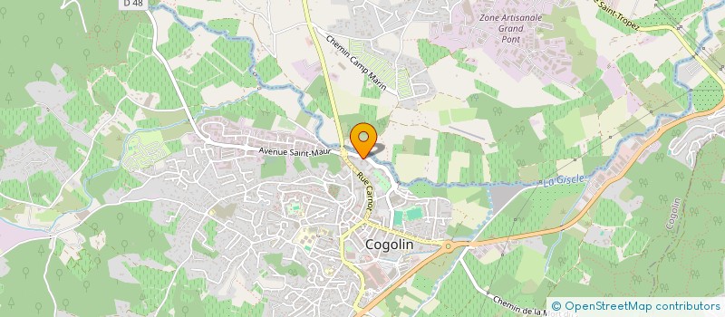 localisation de l'entreprise MONSIEUR HAKIM REGHAL à COGOLIN