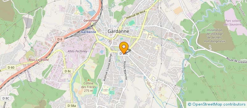 localisation de l'entreprise MONSIEUR HAKIM ROUABAH à GARDANNE