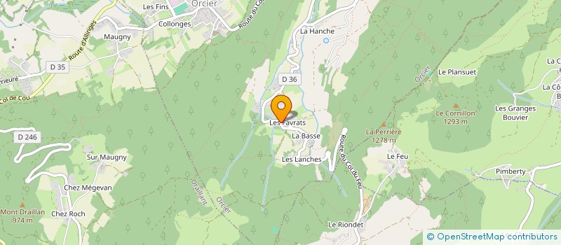 localisation de l'entreprise MONSIEUR HAKIM ROUABAH  ORCIER