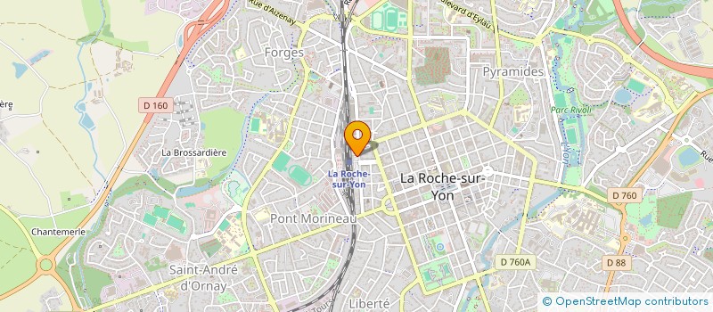 localisation de l'entreprise MONSIEUR HAKIM ROUANI  LA ROCHE-SUR-YON