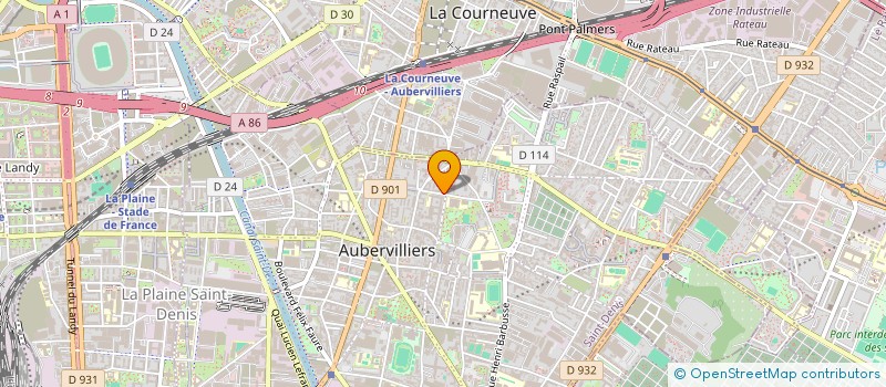 localisation de l'entreprise MONSIEUR HAKIM SADOUDI  AUBERVILLIERS