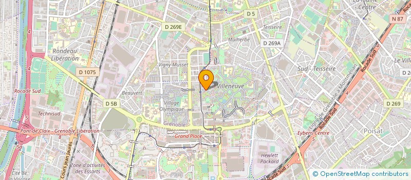 localisation de l'entreprise MONSIEUR HAKIM SAHI à GRENOBLE