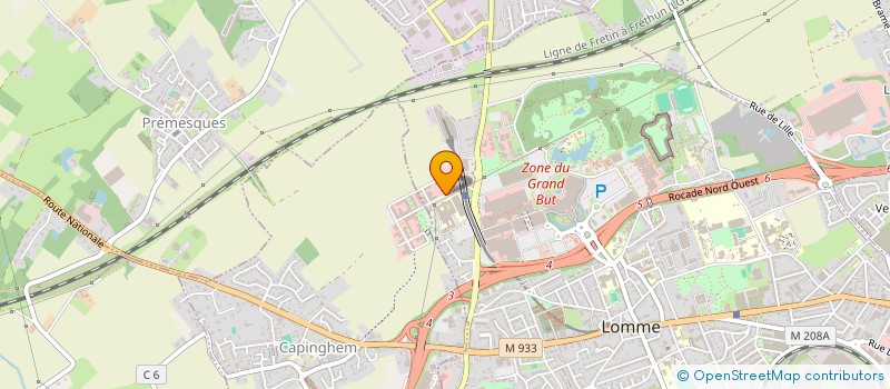 localisation de l'entreprise MONSIEUR HAKIM SALHI  CAPINGHEM