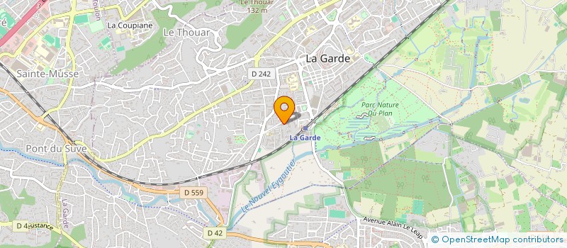 localisation de l'entreprise MONSIEUR HAKIM SALMI  LA GARDE